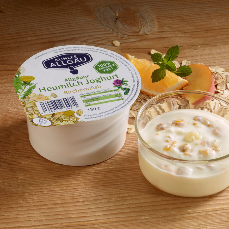 Allgäuer Heumilch Joghurt - Birchermüsli – Kuhles Allgäu