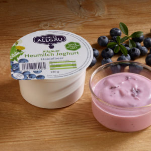 Heumilch Joghurt Heidelbeer
